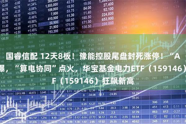 国睿信配 12天8板！豫能控股尾盘封死涨停！“AI缺电”引爆，“算电协同”点火，华宝基金电力ETF（159146）狂飙新高
